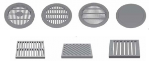 Drainage structure PVC inlet grate